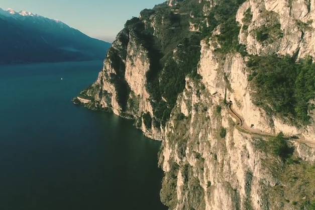 Scopriamo la nuova Ponale vista dal drone Video Riva Arco