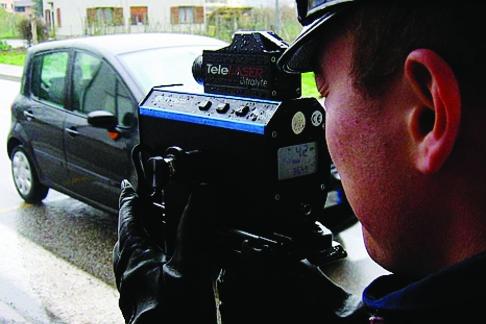 Viale Tiziano: controlli Polizia Locale autovelox postazione fissa